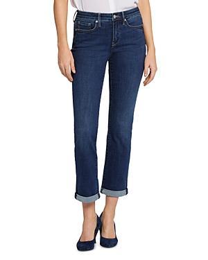 NYDJ Sheri Slim Rolled Cuff Cropped Denim Jeans Product Image