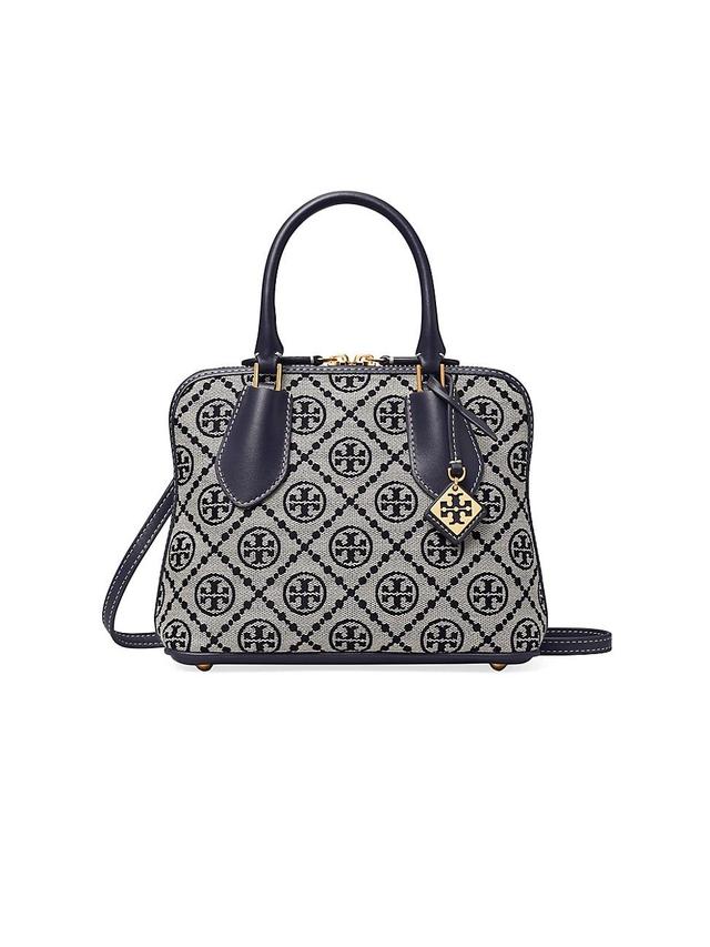 Womens Tory Burch Navy Cotton-Polyester Bag Product Image