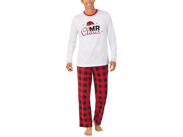 Pajamarama Merrily Coupled Long PJ (Buffalo Plaid) Men's Pajama Sets Product Image