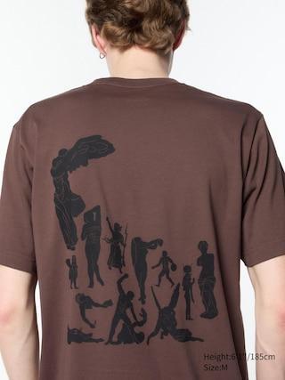 Mens Utgp2024: The Louvre Ut (Short-Sleeve Graphic T-Shirt) Brown 2XS UNIQLO US Product Image