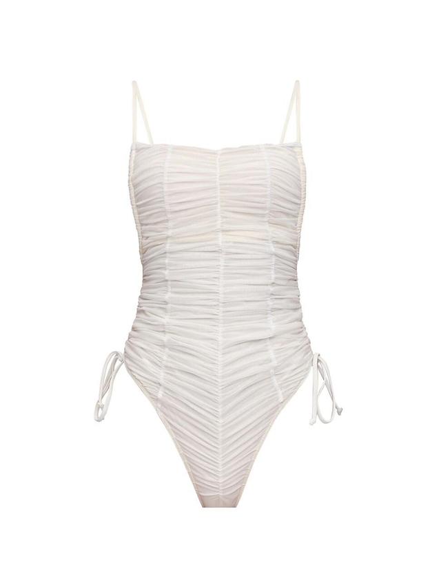 Womens Reco Ruched One-Piece Swimsuit Product Image