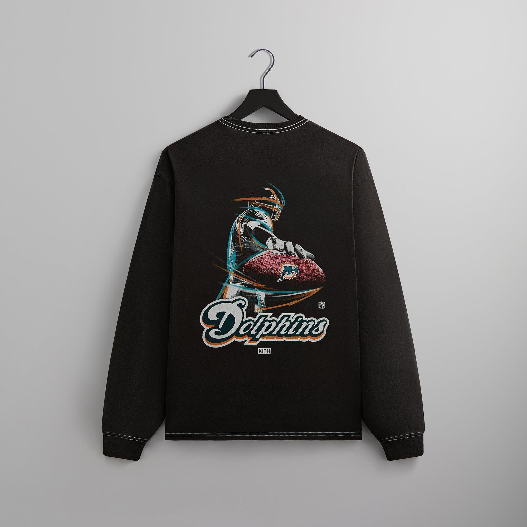 Kith & '47 for the NFL: Dolphins Vintage Long Sleeve Tee - Black Male Product Image