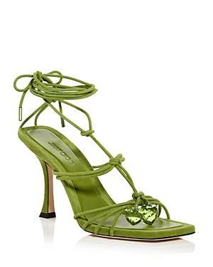 Jimmy Choo Womens Jemma 90 Ankle Tie High Heel Sandals Product Image