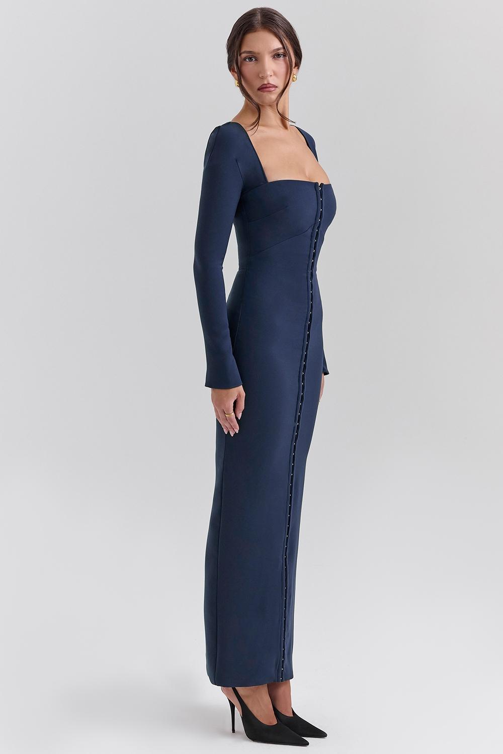 Corinthia Midnight BodyCon Maxi Dress Product Image