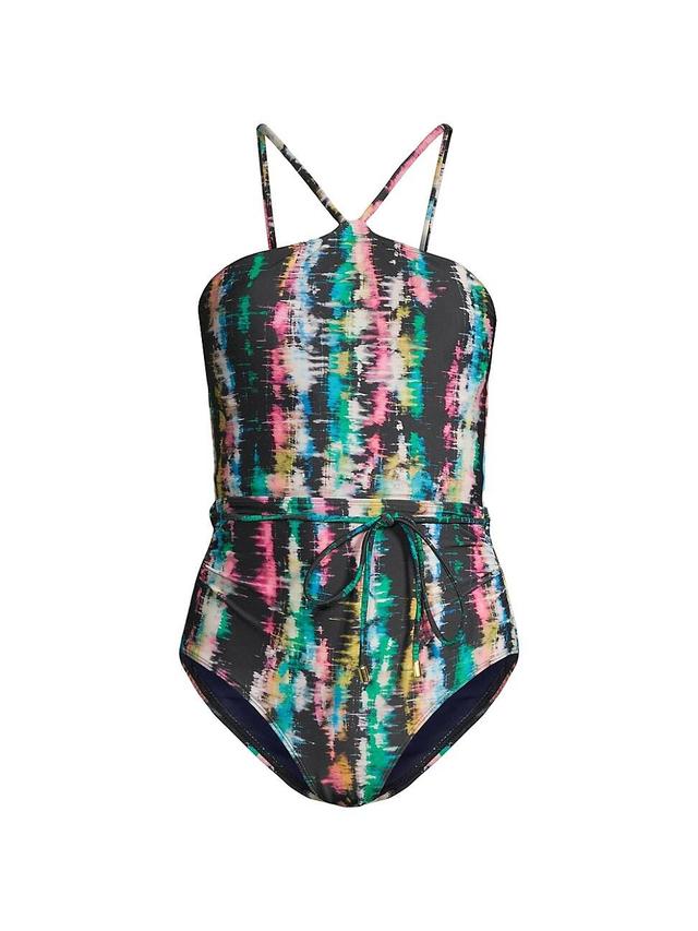 Womens Daphne Belted One-Piece Swimsuit Product Image