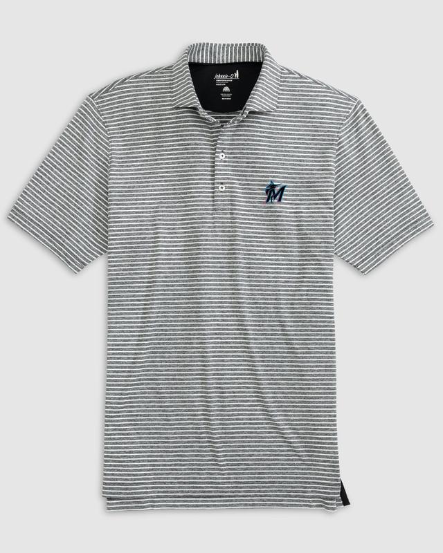 San Diego Padres Clipperr Striped Jersey Performance Polo Product Image