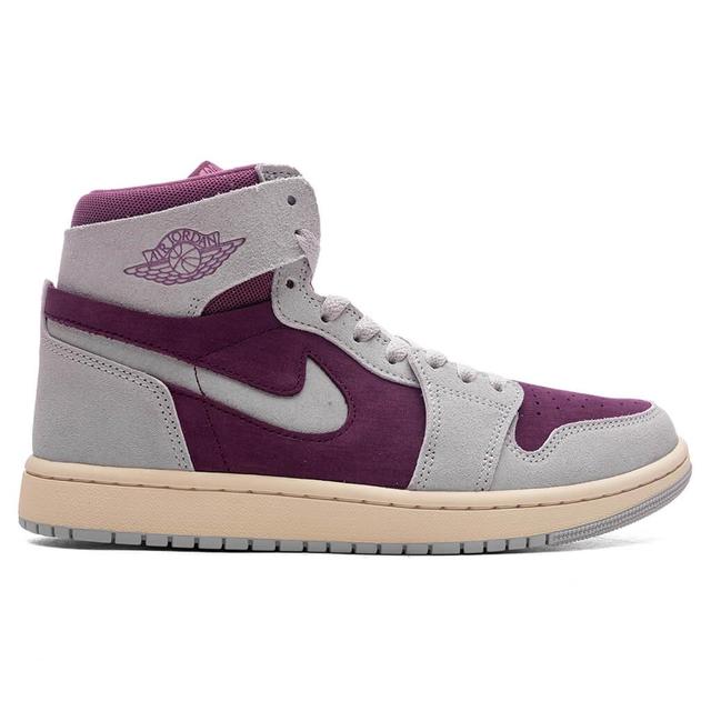 Women's  Air Jordan 1 Zoom CMFT 2 - Bordeaux/Neutral Grey/Light Bordeaux Female Product Image