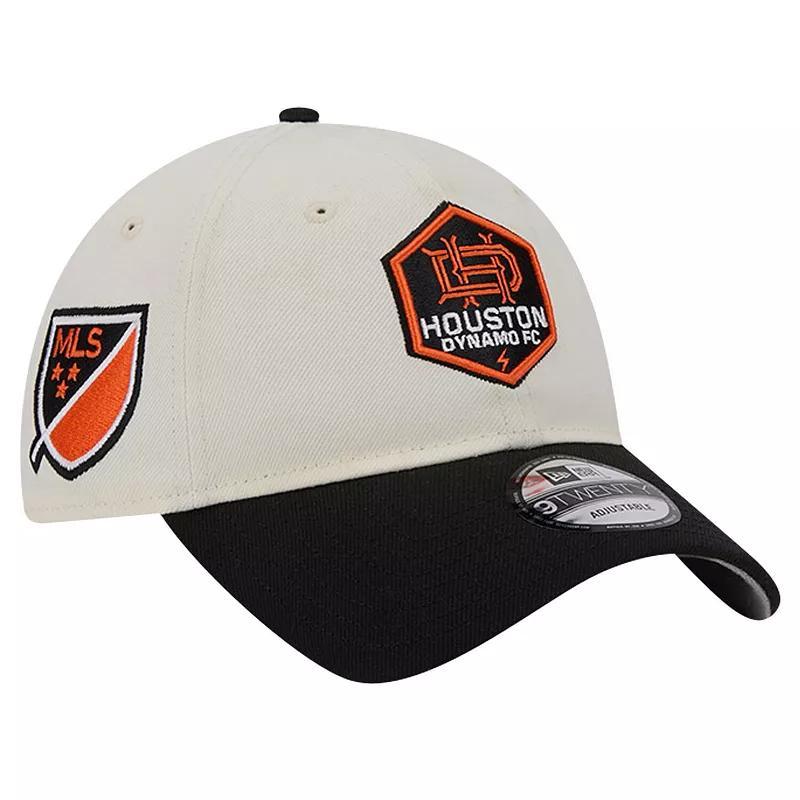 Mens New Era White Houston Dynamo FC 2024 Kick Off Collection 9TWENTY Adjustable Hat Product Image