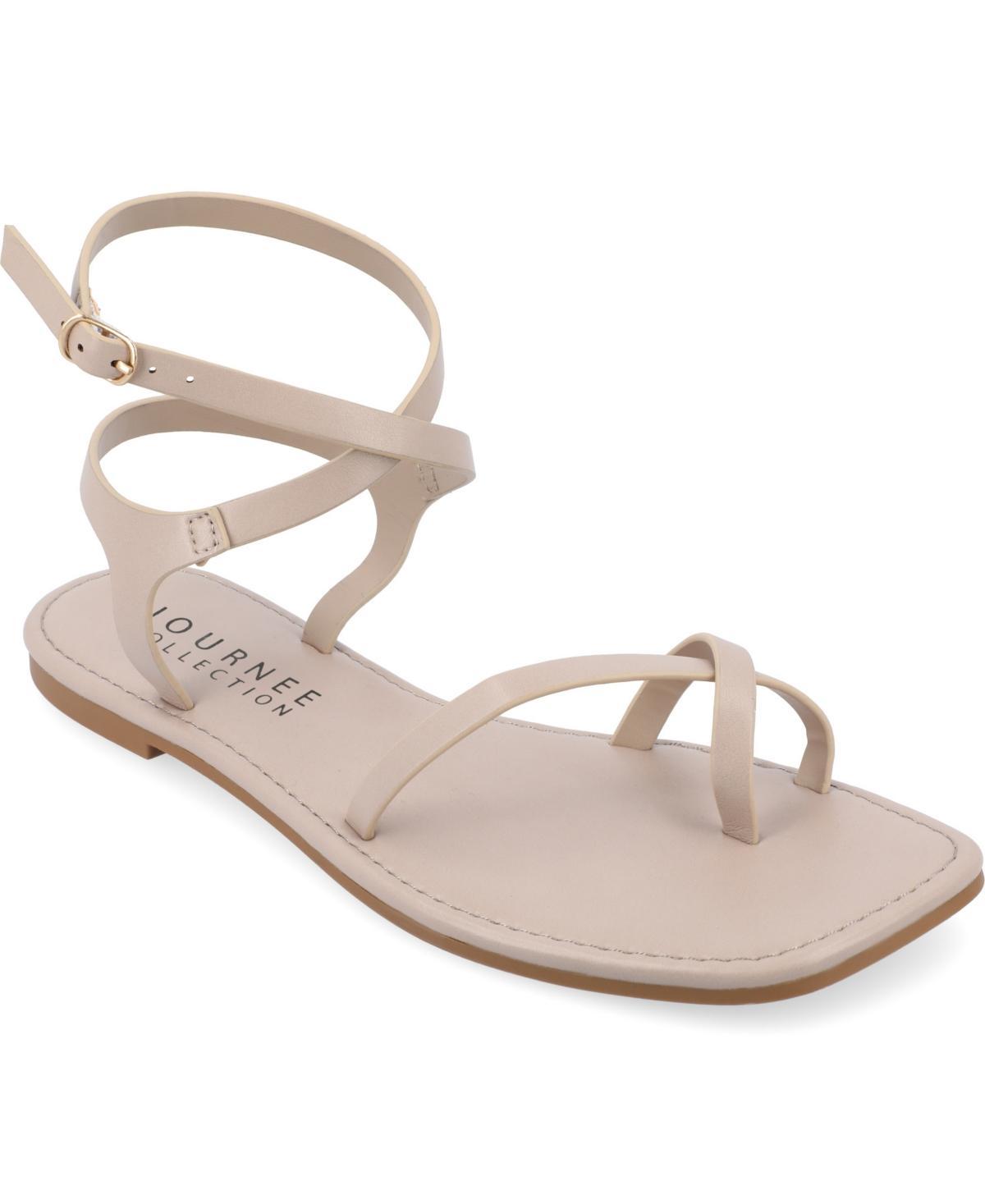 Journee Collection Charra Womens Strappy Sandals Pink Product Image