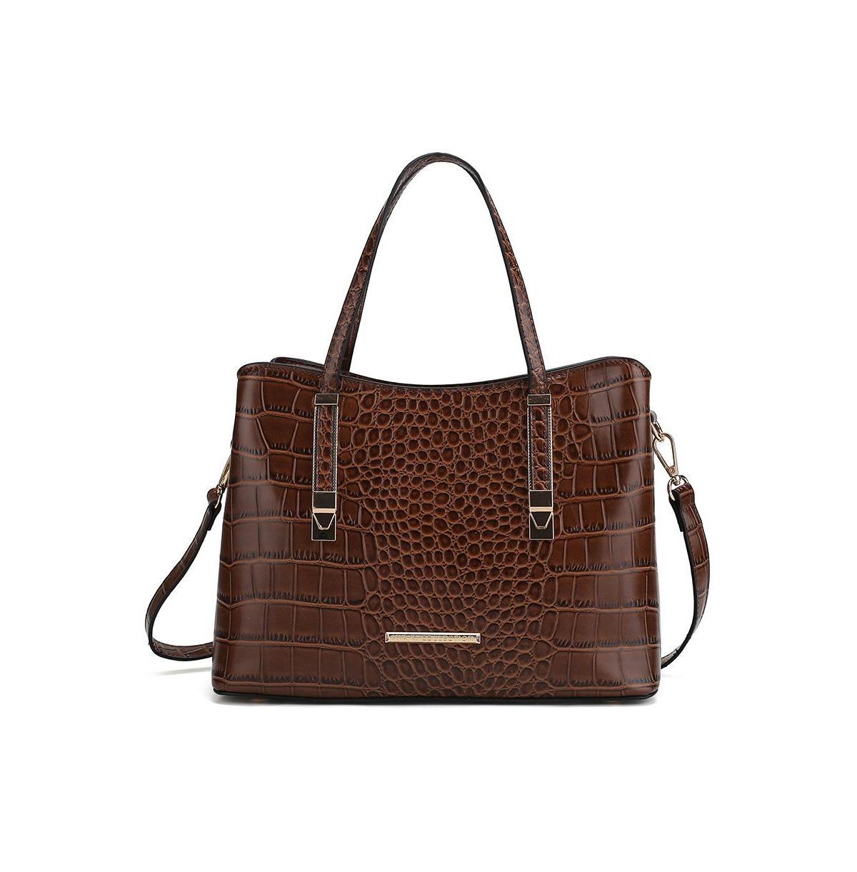 Mkf Collection Aurelia Crocodile Embossed Women s Tote Bag by Mia K Product Image