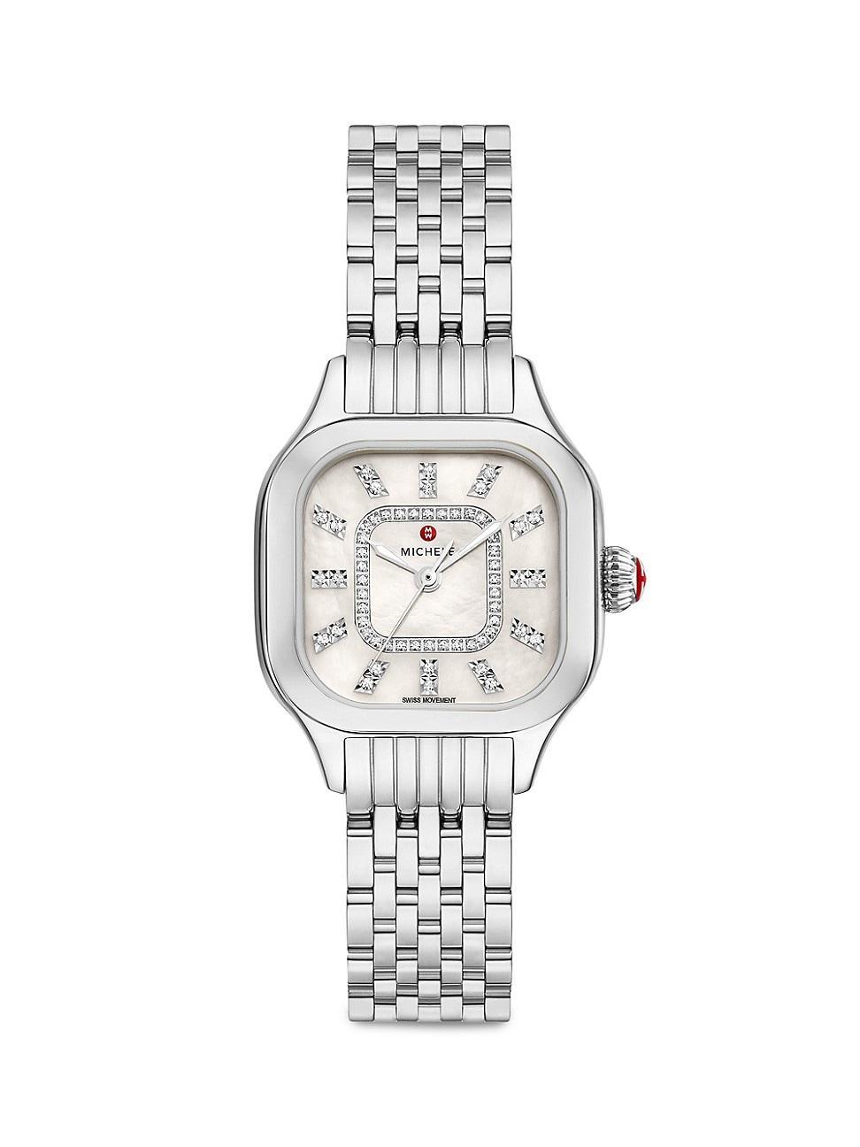 MICHELE Meggie Diamond Dial Bracelet Watch, 29mm Product Image