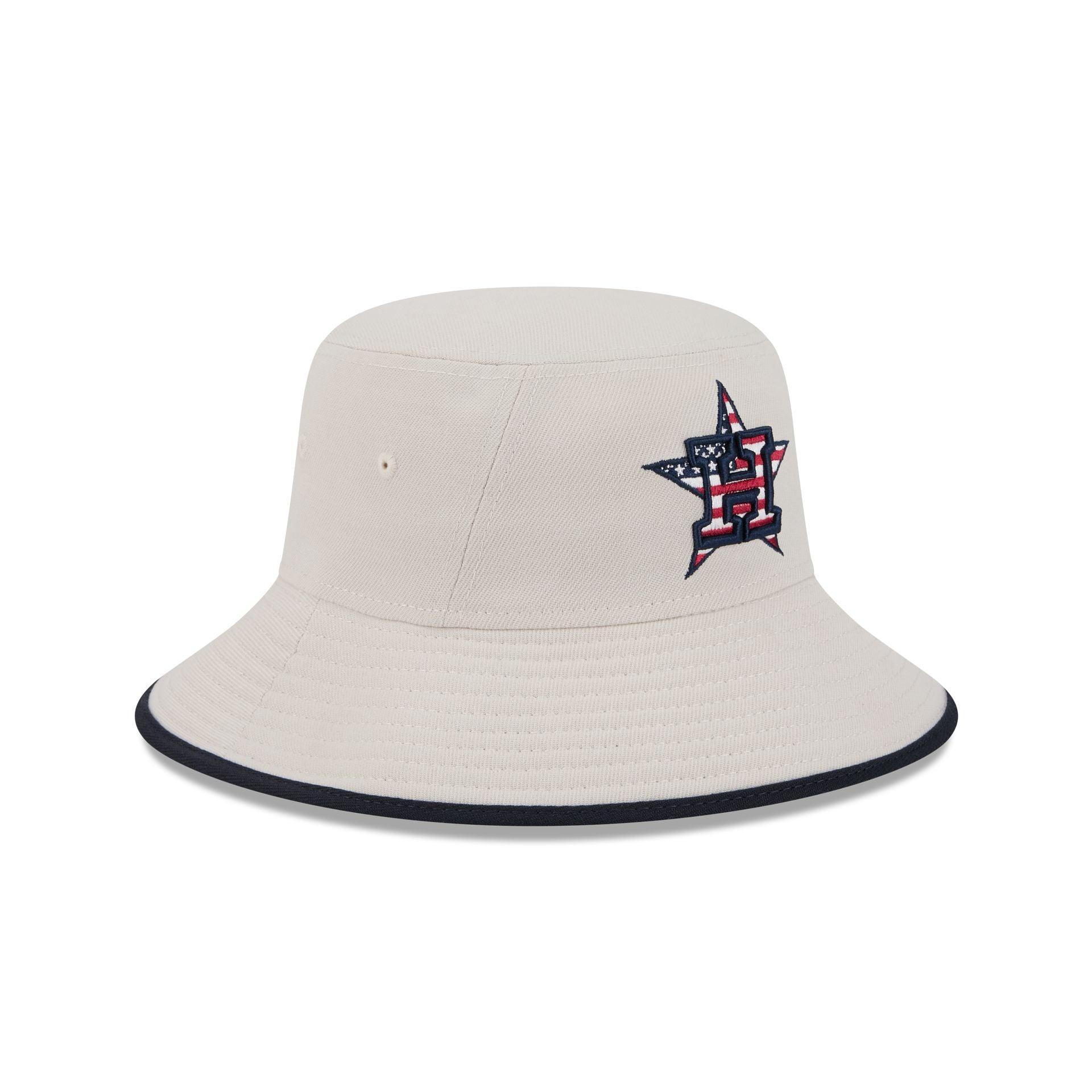 Houston Astros Independence Day 2024 Stretch Bucket Hat Male Product Image