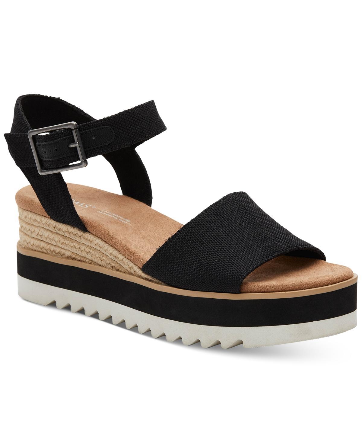 TOMS Diana Espadrille Platform Wedges Product Image