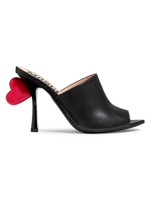 Womens Sweetheart 88MM Leather Mules Product Image