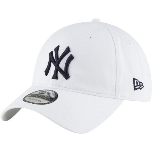 New Era Mens New York Yankees New Era Yankees 9Twenty Core Classic Replica Cap - Mens White/Navy Product Image