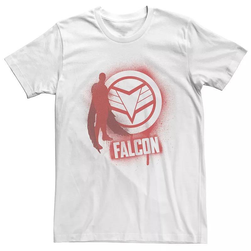 Mens Marvel Falcon And The Winter Soldier Circle Spray Paint Tee Product Image