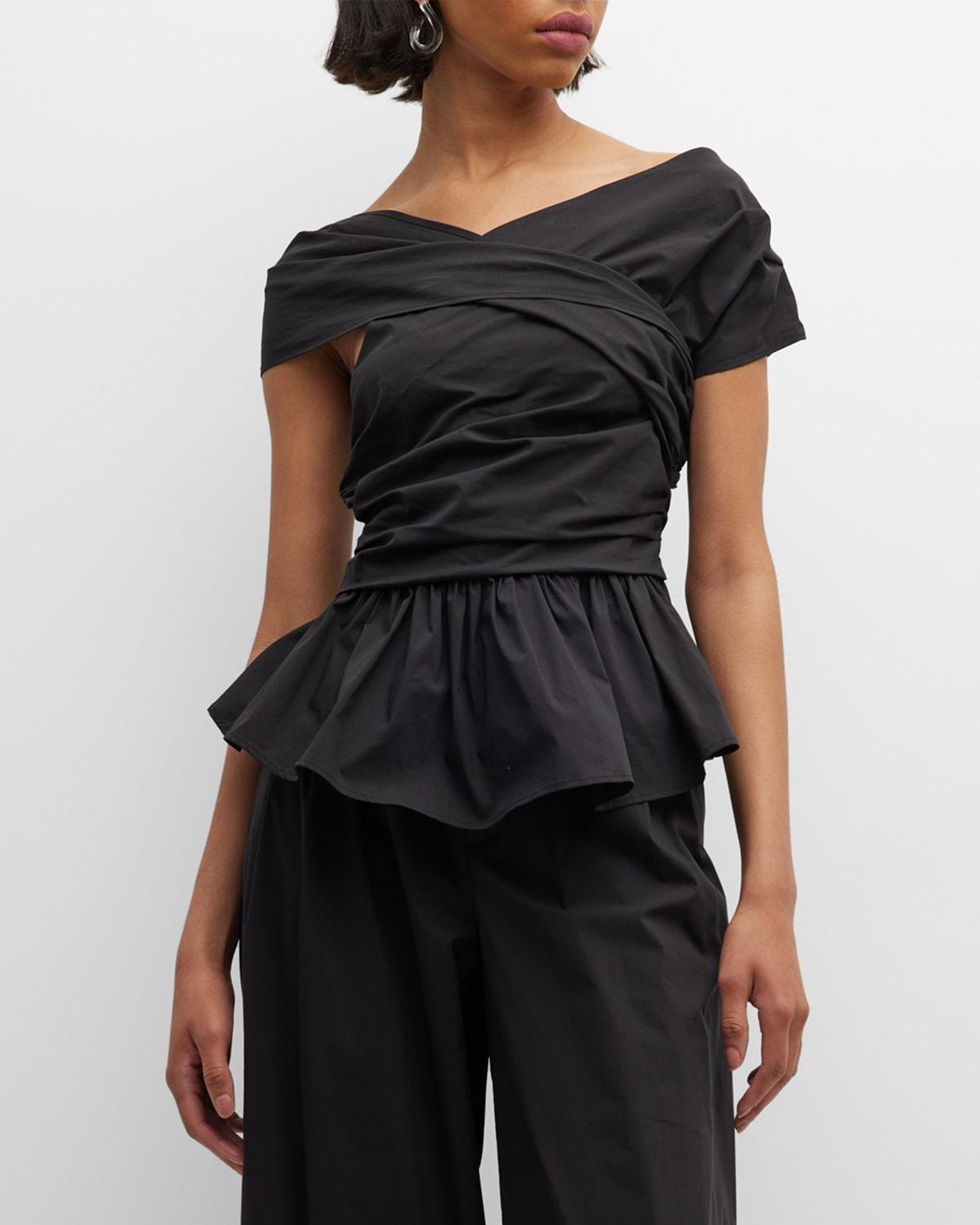 Pella Off-Shoulder Peplum Top Product Image