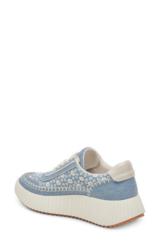 DOLCE VITA Dolen Platform Sneaker In Blue Floral Denim Product Image