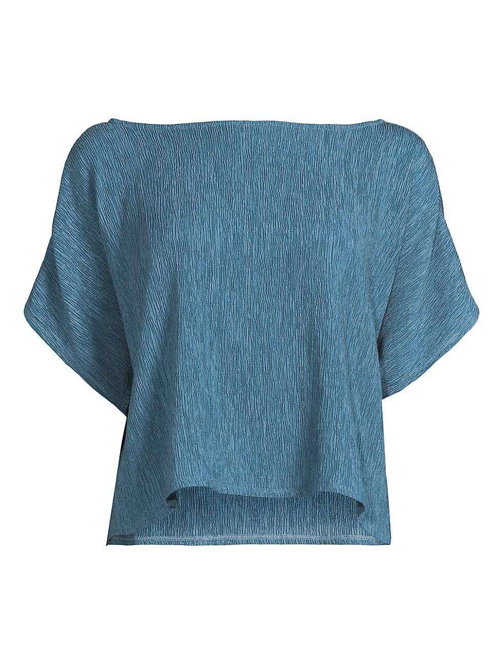 Womens Bateau Neck Dolman-Sleeve Top Product Image