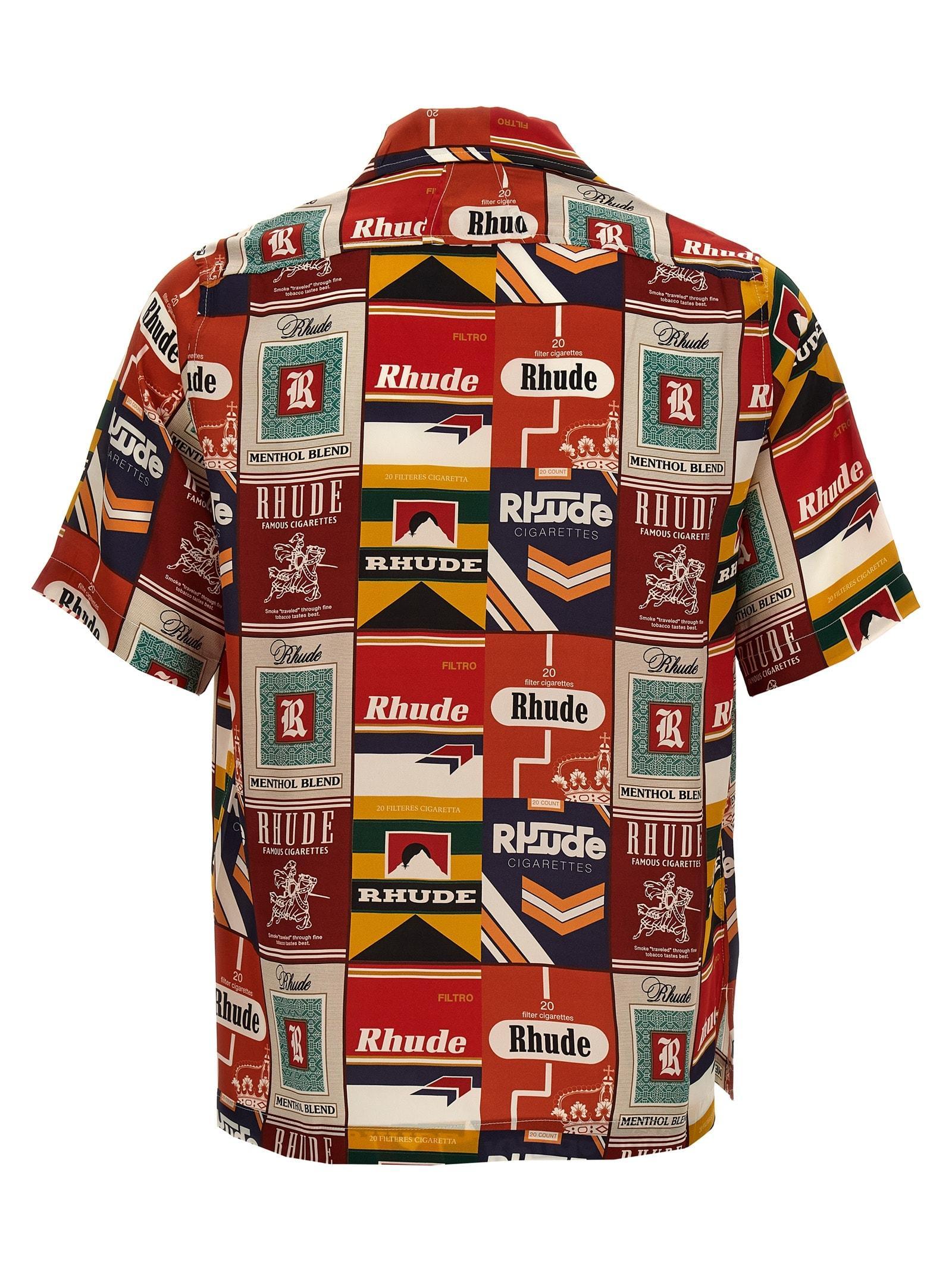 RHUDE Cigaretta Shirt, Blouse Multicolor Product Image