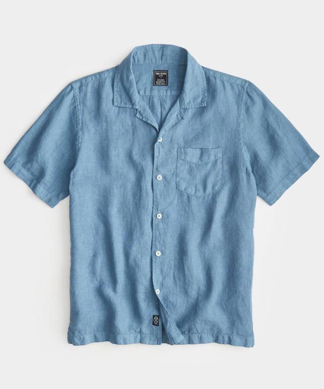 Sea Soft Irish Linen Camp Collar Shirt Product Image