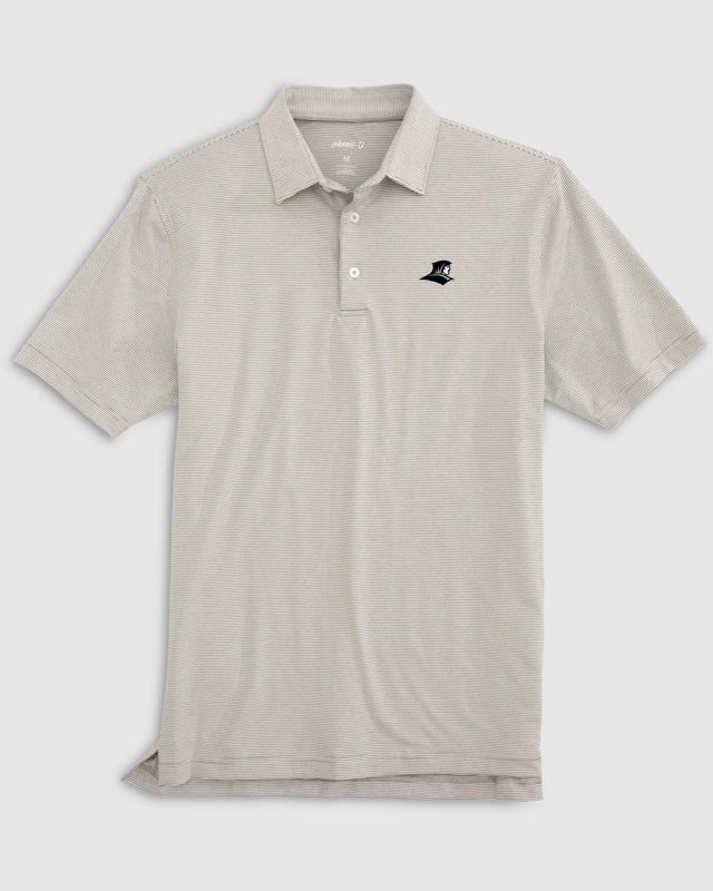 Arkansas Lyndonn Striped Jersey Performance Polo - Vault Logo Male Product Image