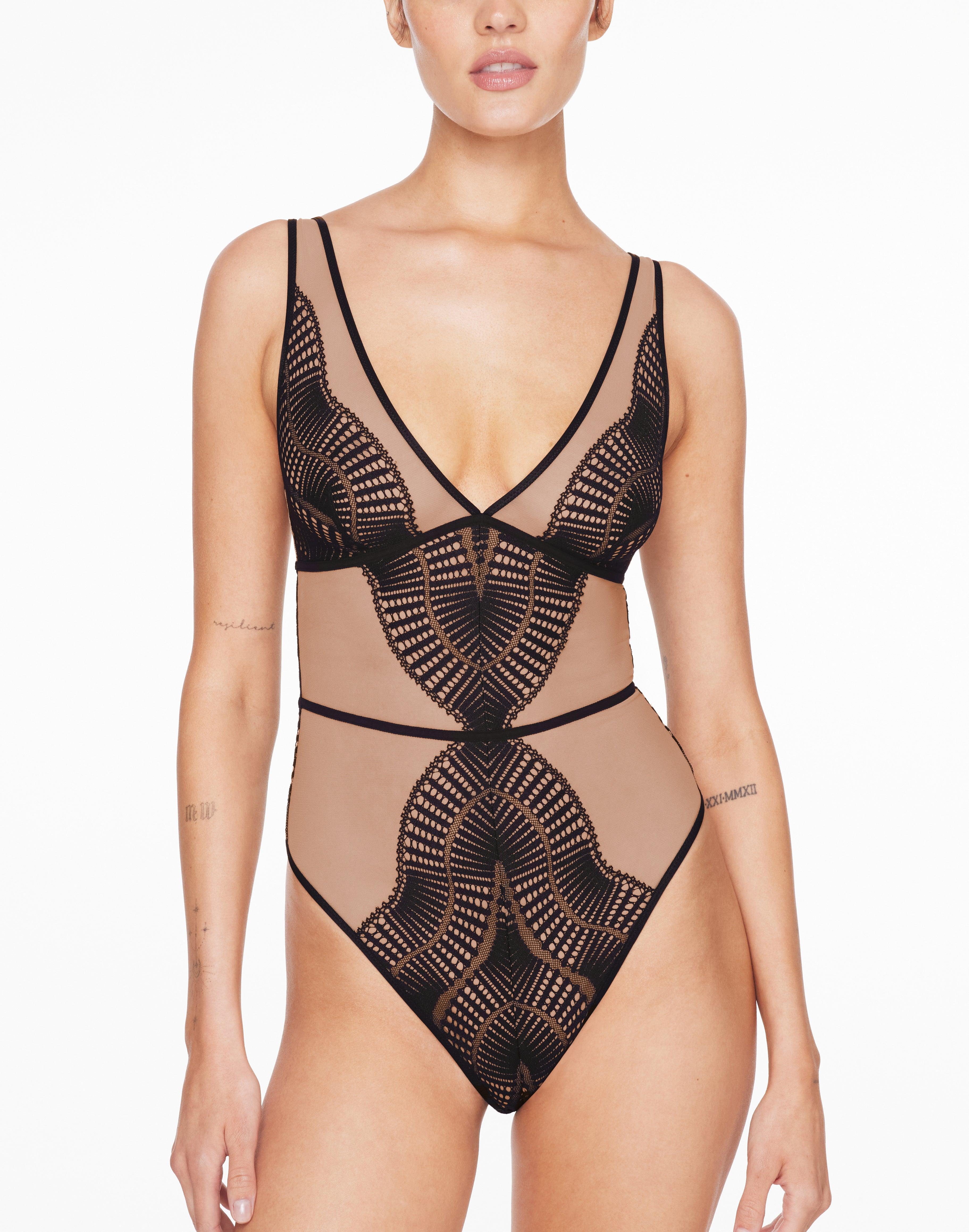 Fleur Lace Unlined Bodysuit Product Image