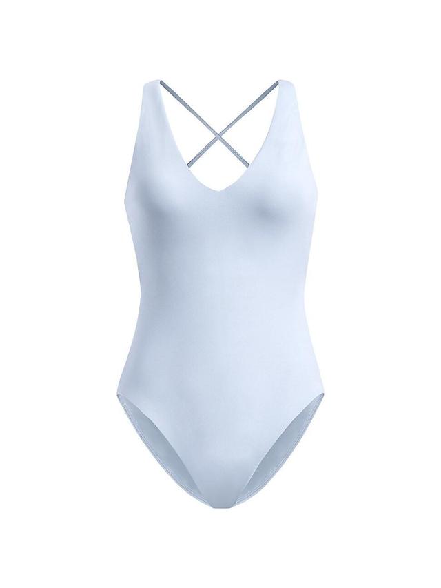 Womens The Elwood V-Neck One-Piece Swimsuit Product Image