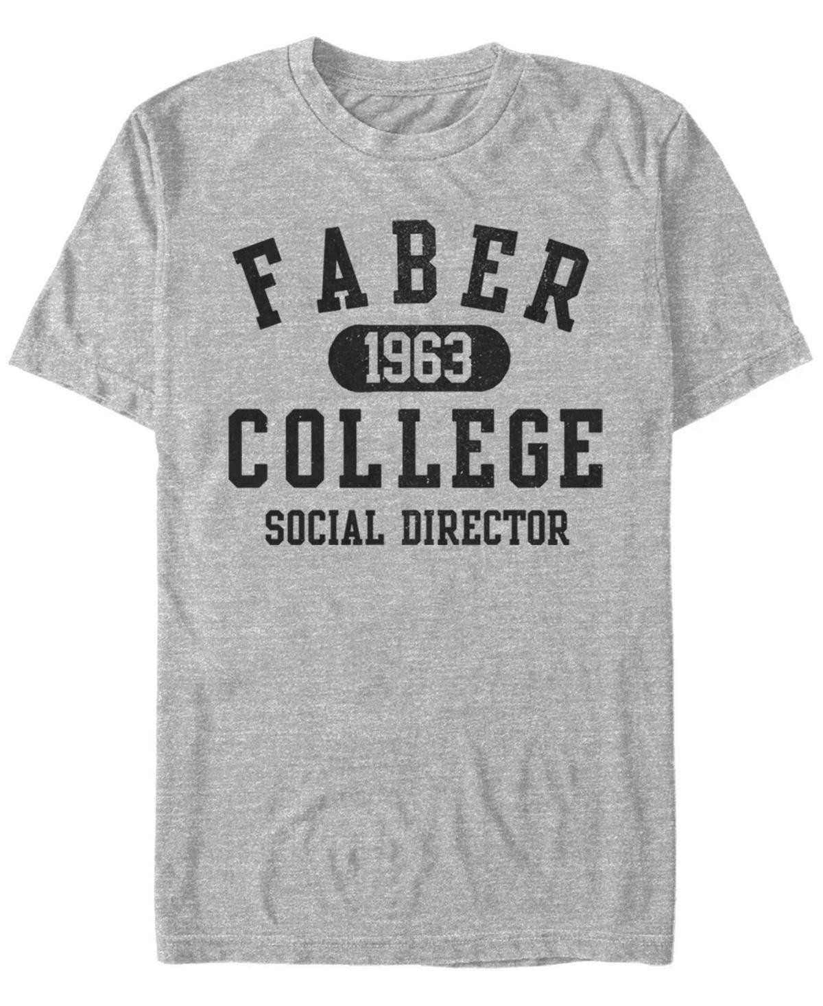 Mens Animal House Faber College Social Director Tee Athletic Grey Product Image