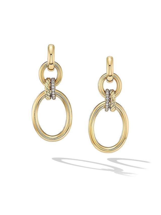 Womens DY Mercer Circular Drop Earrings In 18K Yellow Gold Product Image