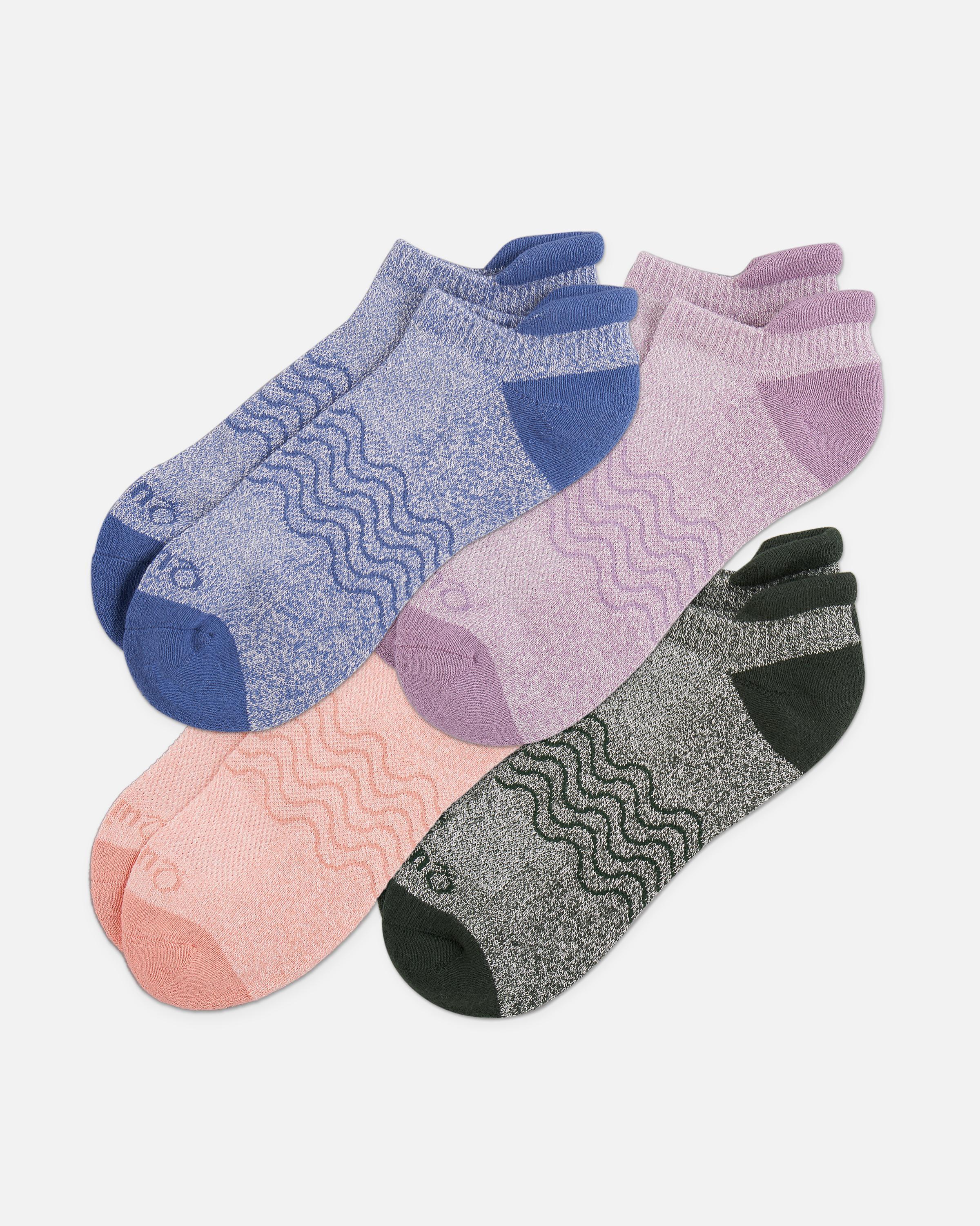 Everyday Cotton Colorblock Marl Ankle Socks (4-pack) Product Image