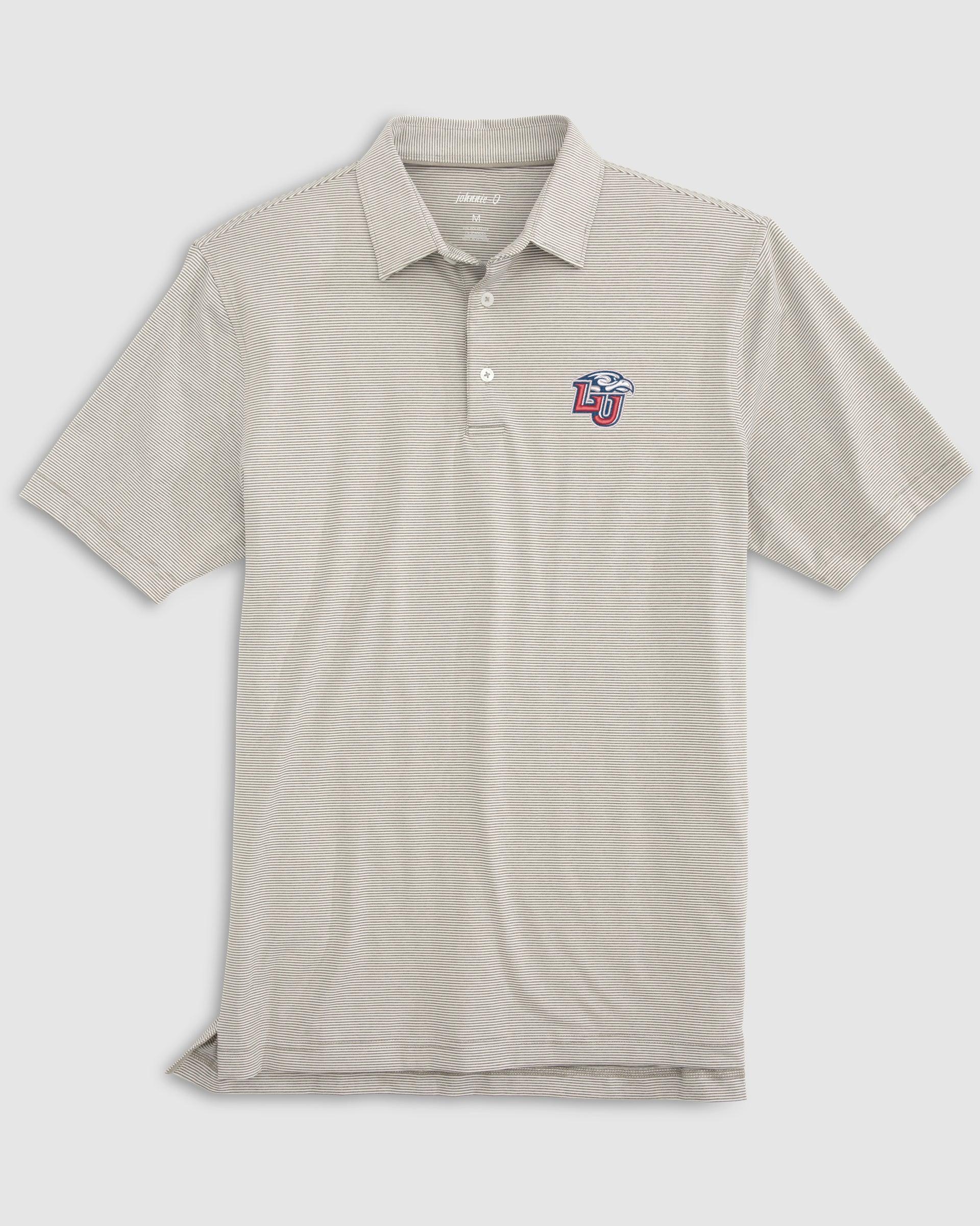 Boston College Lyndonn Jr. Striped Jersey Performance Polo Product Image