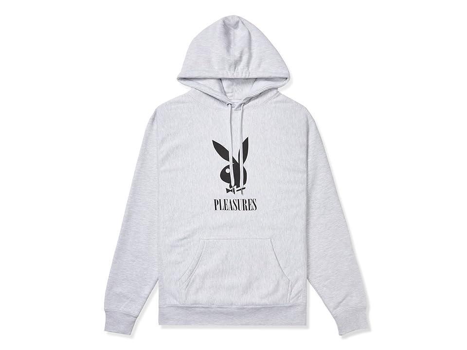 Pleasures Play Hoodie (Heather Grey) Men's Clothing Product Image