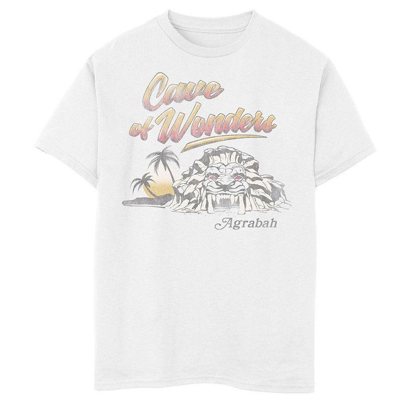 Disneys Aladdin Boys 8-20 Live Action Cave Of Wonders Landscape Graphic Tee, Boys Product Image