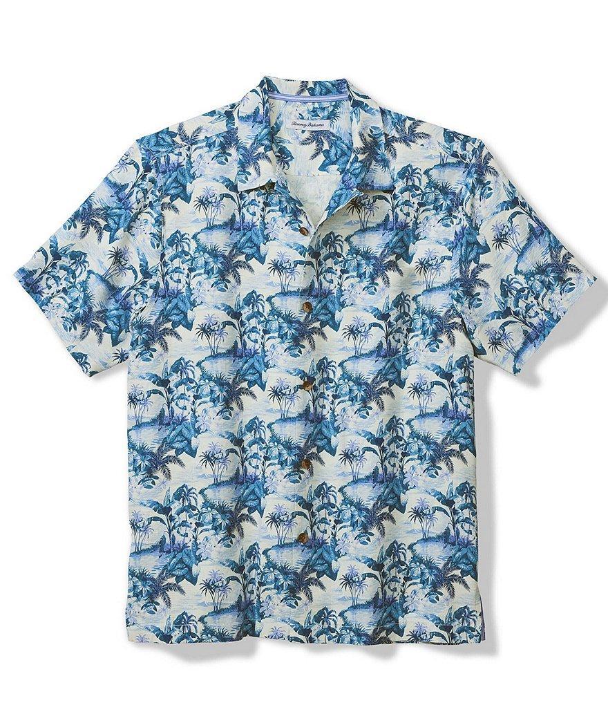 Tommy Bahama Hidden Horizons Short Sleeve Silk Shirt Product Image