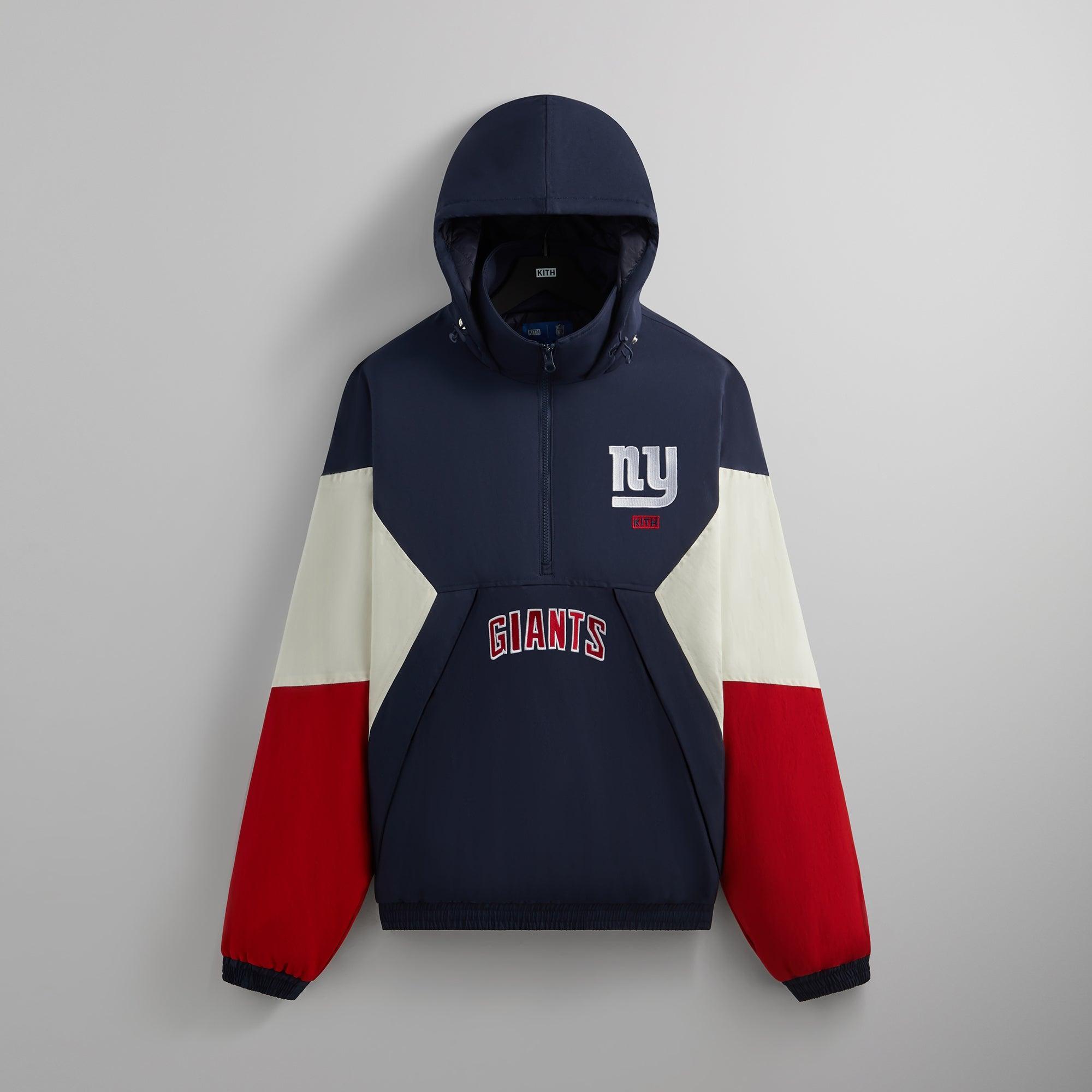 Kith & '47 for the NFL: Giants Quarter Zip Anorak With Hood - Nocturnal Male Product Image