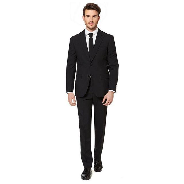 OppoSuits Black Knight Trim Fit Two-Piece Suit with Tie Product Image