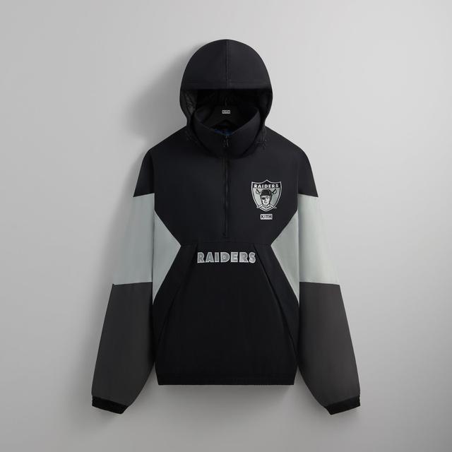 Kith & '47 for the NFL: Raiders Quarter Zip Anorak With Hood - Black Male Product Image