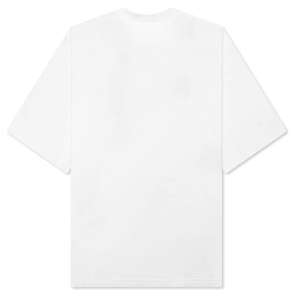 Scribble Logo Cotton T-Shirt - Lily White Male Product Image