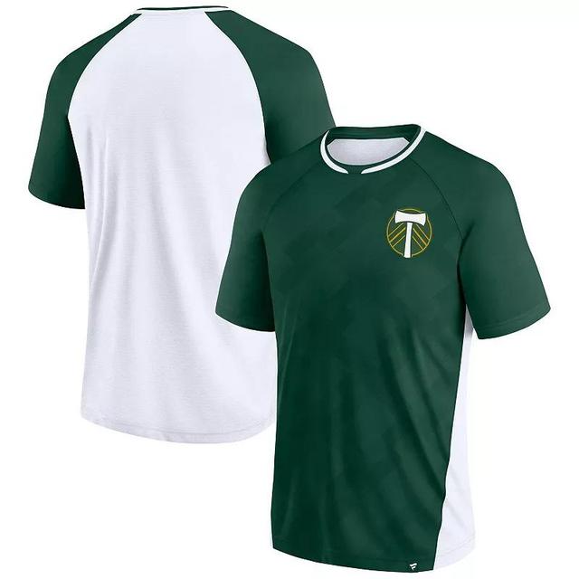 Mens Fanatics Branded Portland Timbers Attacker Raglan T-Shirt Product Image