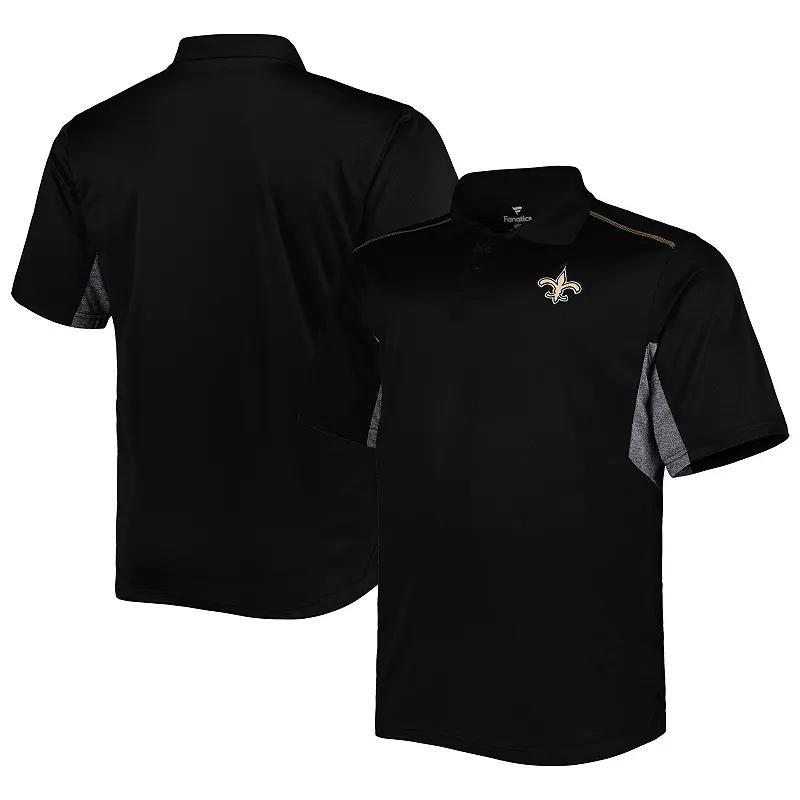 Mens New Orleans Saints Big & Tall Team Color Polo Product Image