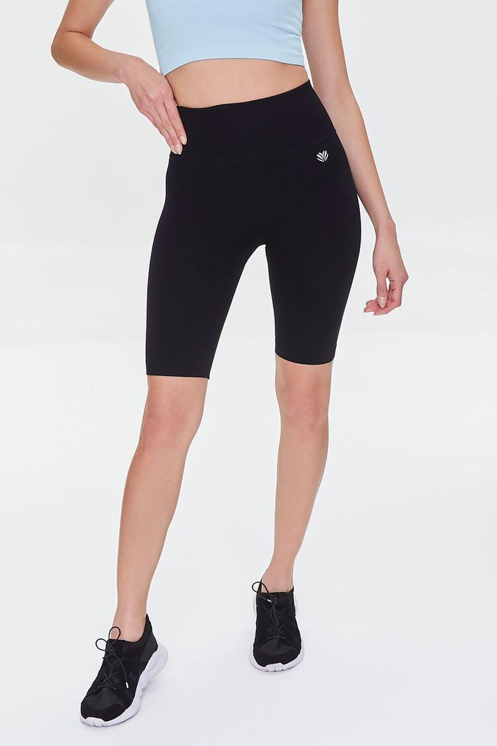 Active Seamless High-Rise 9-inch Biker Shorts | Forever 21 Product Image