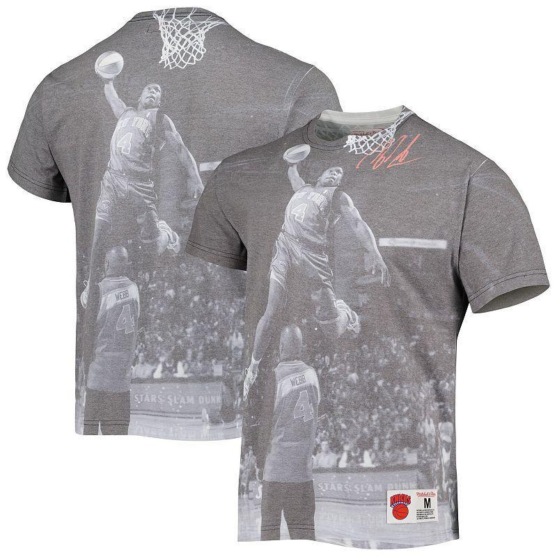 Mens Mitchell & Ness Nate Robinson Heather Gray New York Knicks Above The Rim T-Shirt Product Image