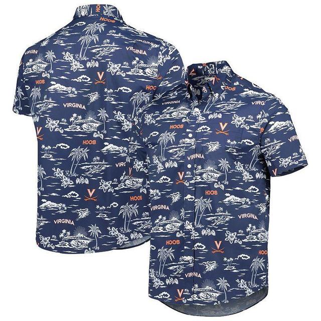 Mens Reyn Spooner Virginia Cavaliers Classic Button-Down Shirt Blue Product Image