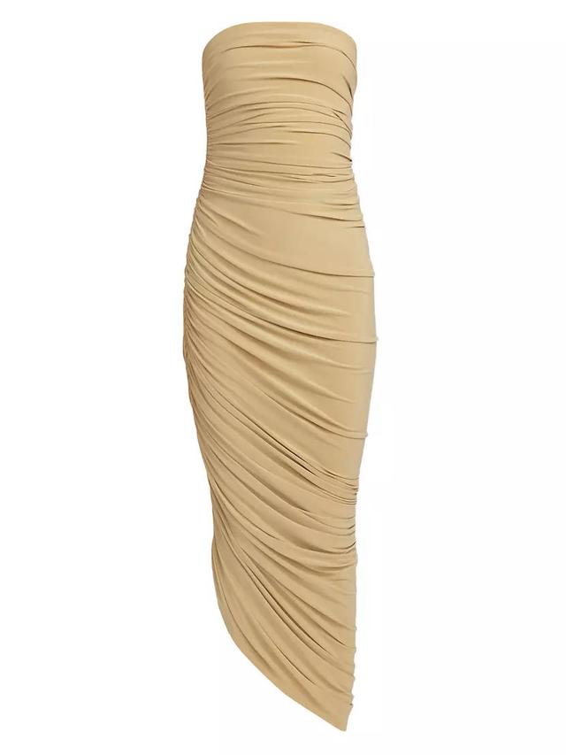 Diana Ruched Strapless Gown Product Image