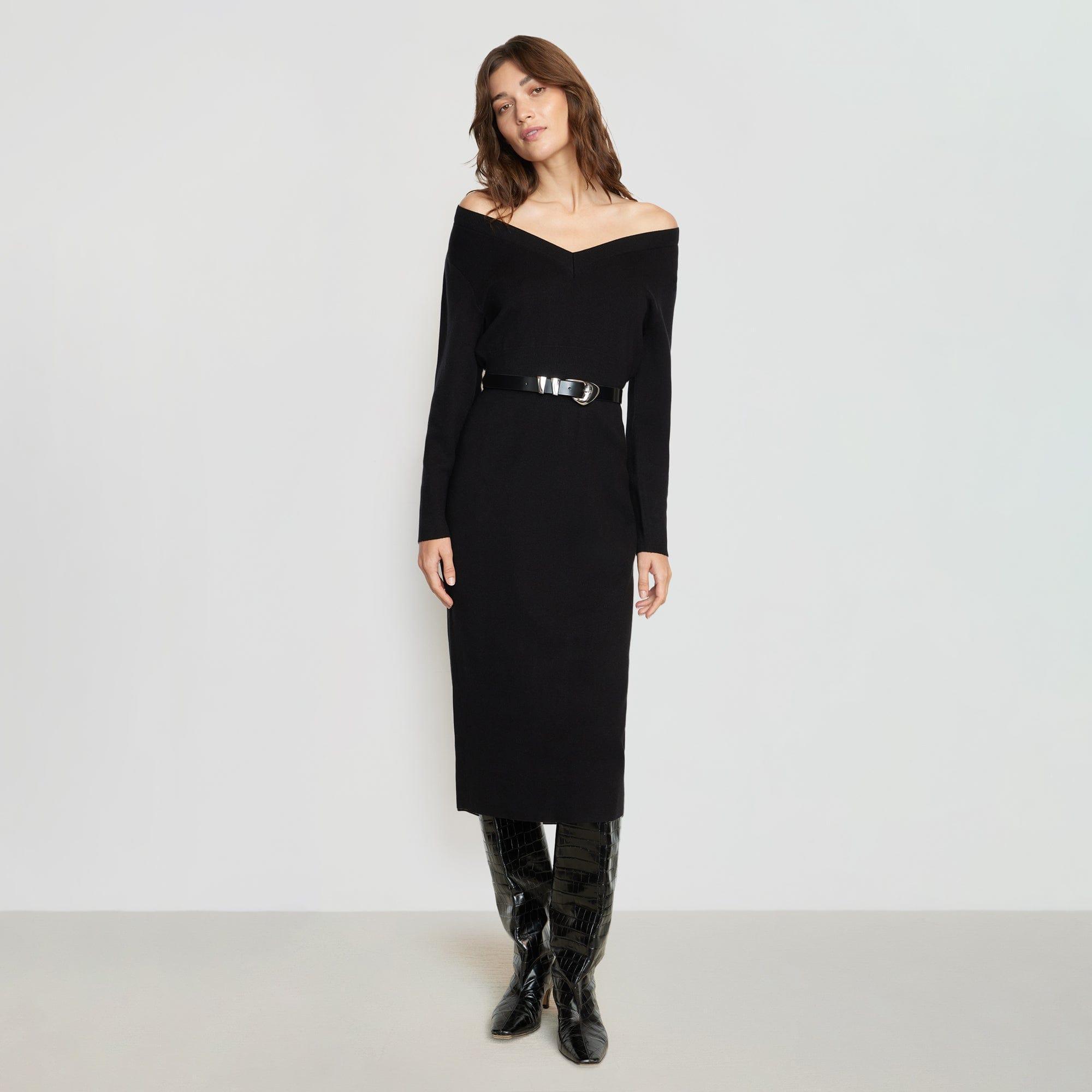 Brea Off-Shoulder Sweater Dress Product Image