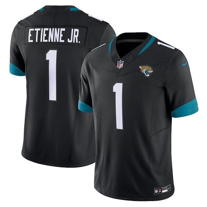 Mens Nike Travis Etienne Teal Jacksonville Jaguars Vapor F. U.S. E. Limited Jersey Product Image