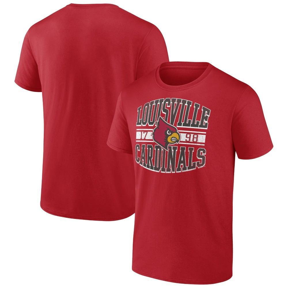 NCAA Louisville Cardinals Mens Cotton T-Shirt Product Image