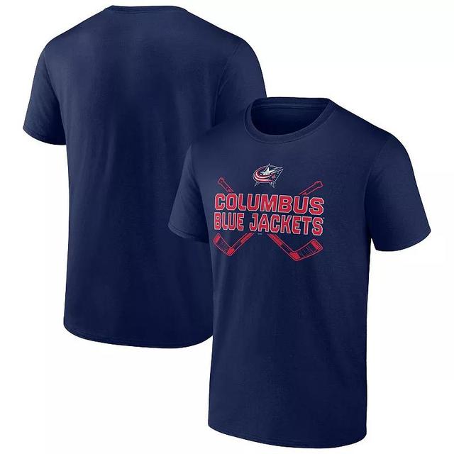 Mens Fanatics Branded Columbus Blue Jackets Ice Monster T-Shirt Product Image