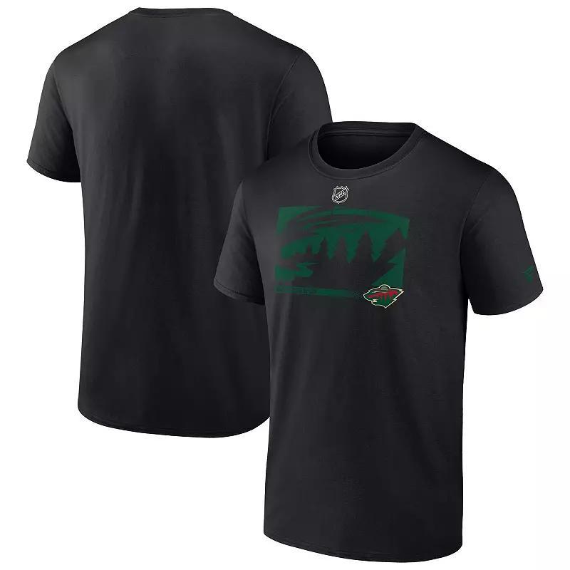 Mens Fanatics Minnesota Wild Authentic Pro Core Collection Secondary T-Shirt Product Image